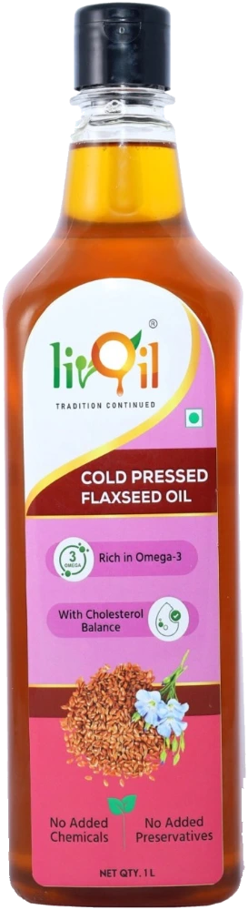 LivOil cold pressed flaxseed oil