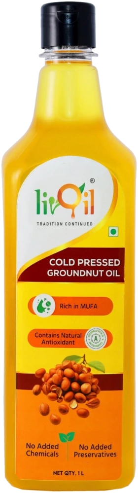 LivOil cold pressed groundnut oil