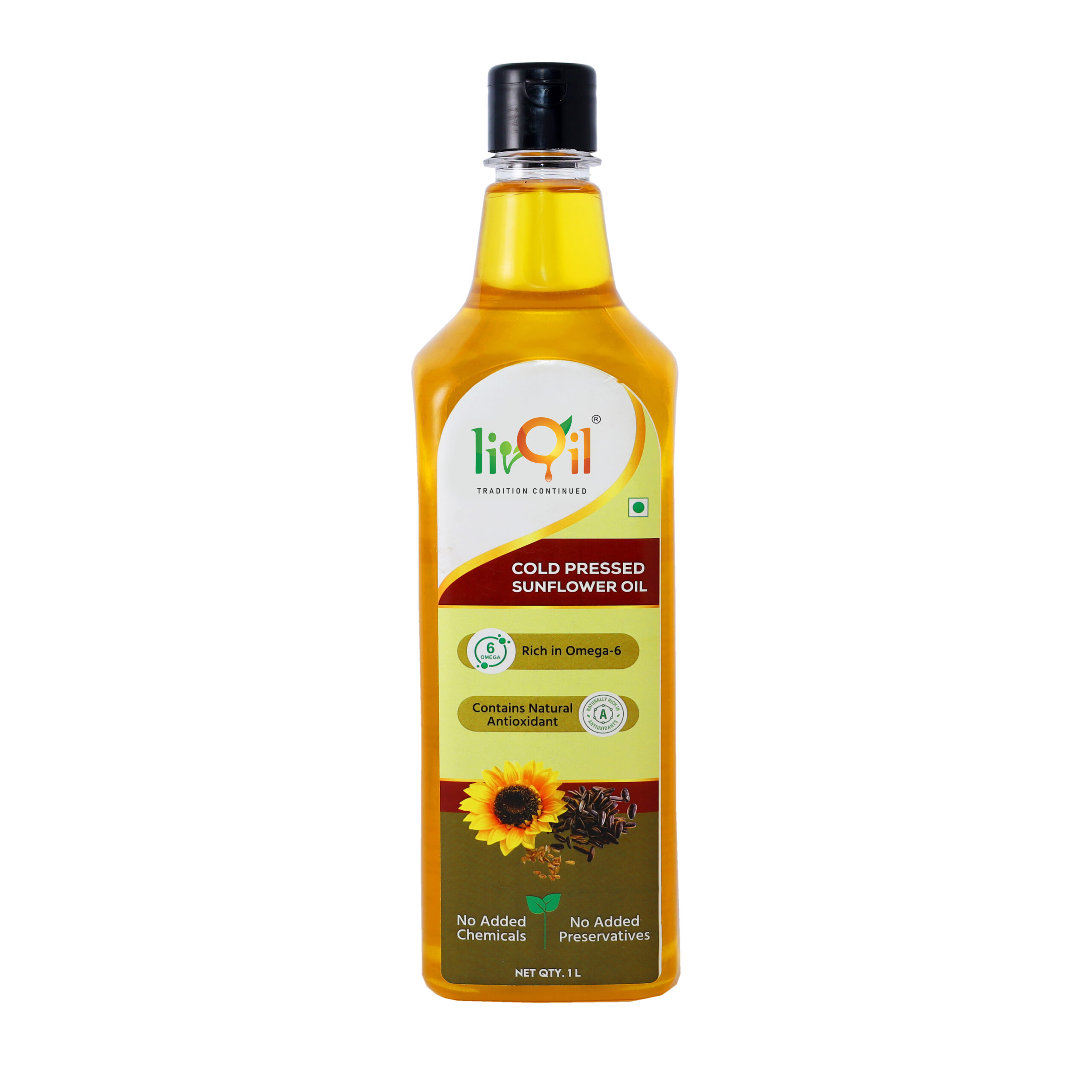 1 Lit Sunfower Oil Front